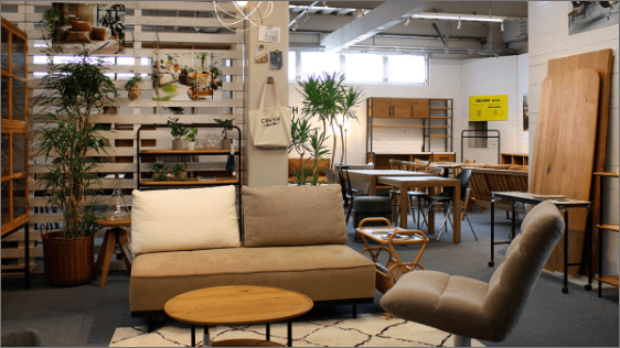 CRASH BUDDYS SHOPが始まります。家具Roomヨシダ
