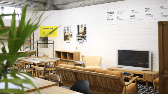 CRASH BUDDYS SHOPが始まります。家具Roomヨシダ